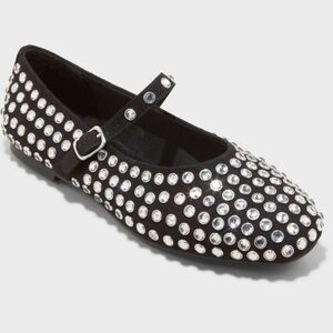 A New Day Issa Rhinestone Ballet Flats- Women’s Size 7